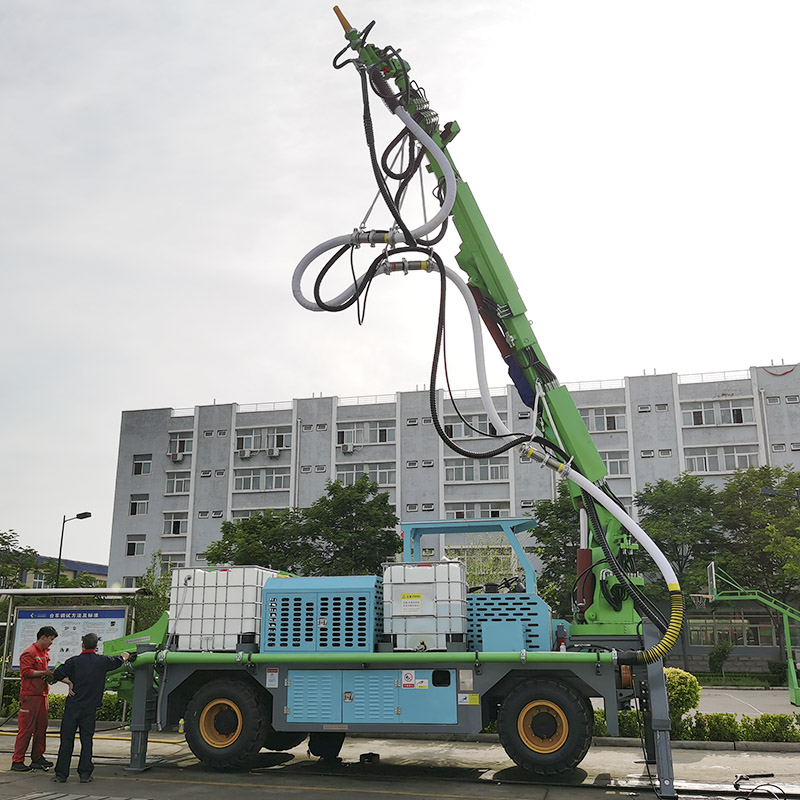 耿力混凝土湿喷台车的优势和维护方法